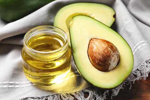 Avocado Frucht und Öl