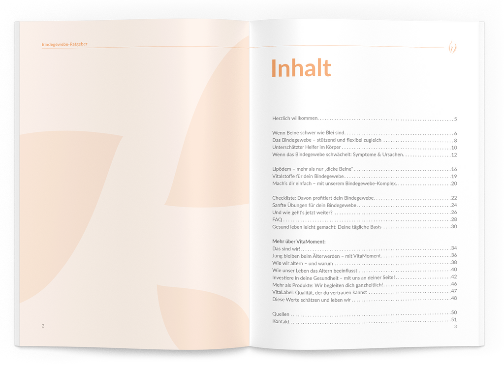 Bindegewebe-Ratgeber - VitaMoment Produkt