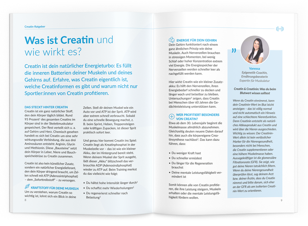 Creatin-Ratgeber - VitaMoment Produkt