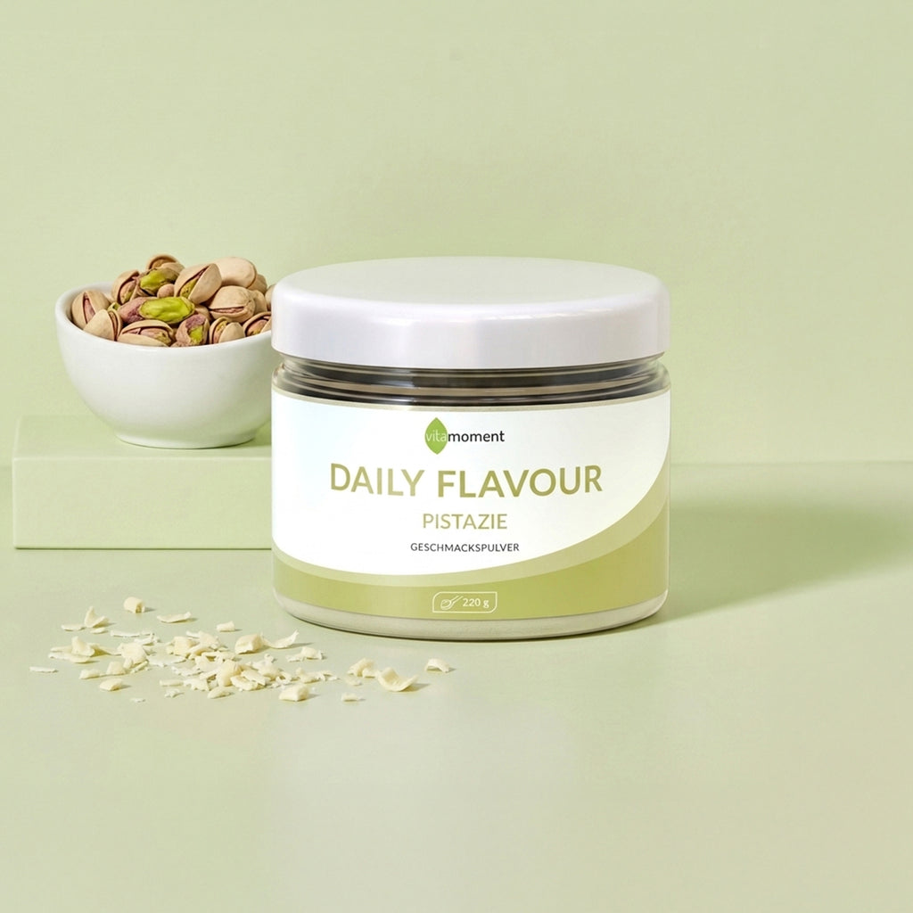Daily Flavour Geschmackspulver - Pistazie, 220g - VitaMoment Produkt