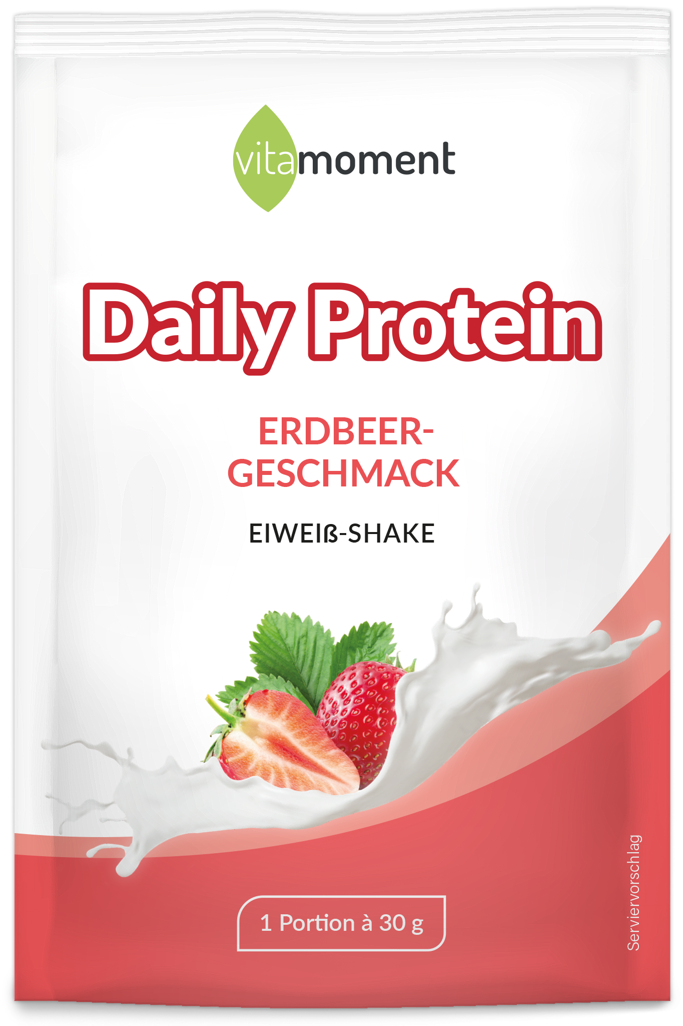 Daily Protein Probe - Erdbeer - VitaMoment Produkt