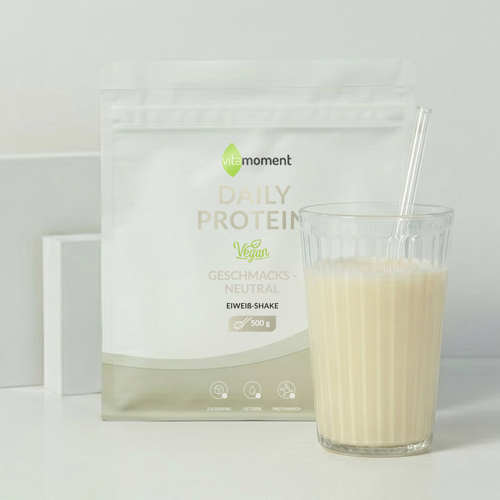 Daily Protein Shake Vegan - Neutral, 500g - VitaMoment Produkt