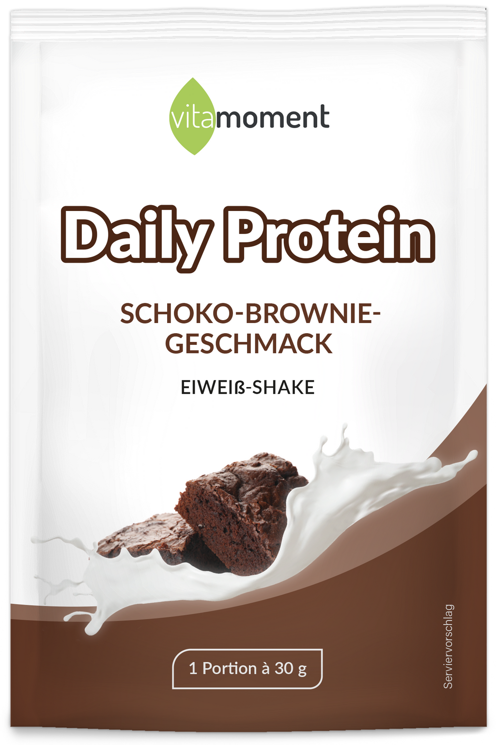 Daily Protein Shake - Schoko-Brownie, 30g (Probe) - VitaMoment Produkt