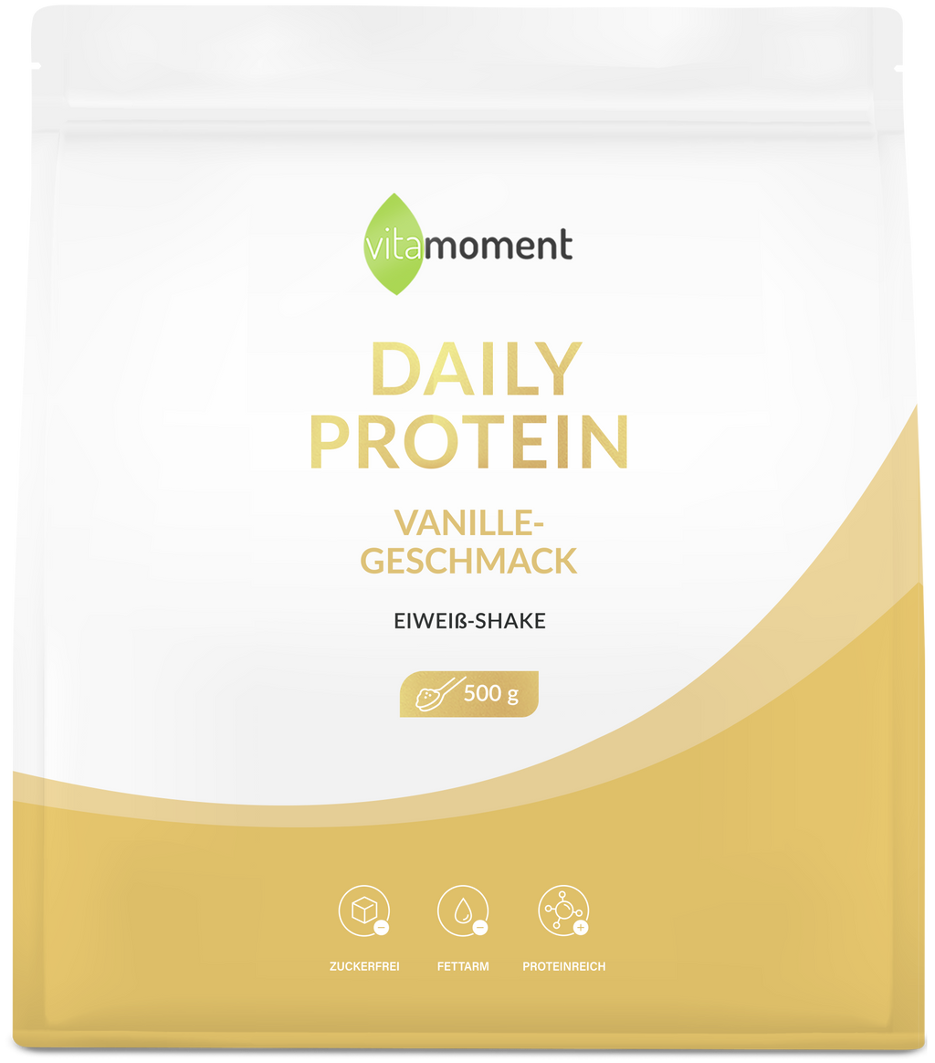 Daily Protein Shake - Vanille, 500g - VitaMoment Produkt
