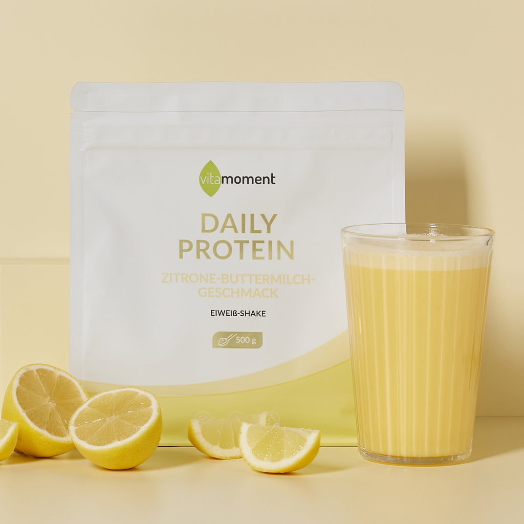 Daily Protein Shake - Zitrone-Buttermilch, 500g - VitaMoment Produkt