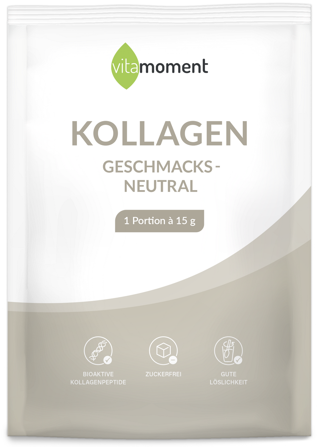 Kollagen - Neutral, 15g (Probe) - VitaMoment Produkt