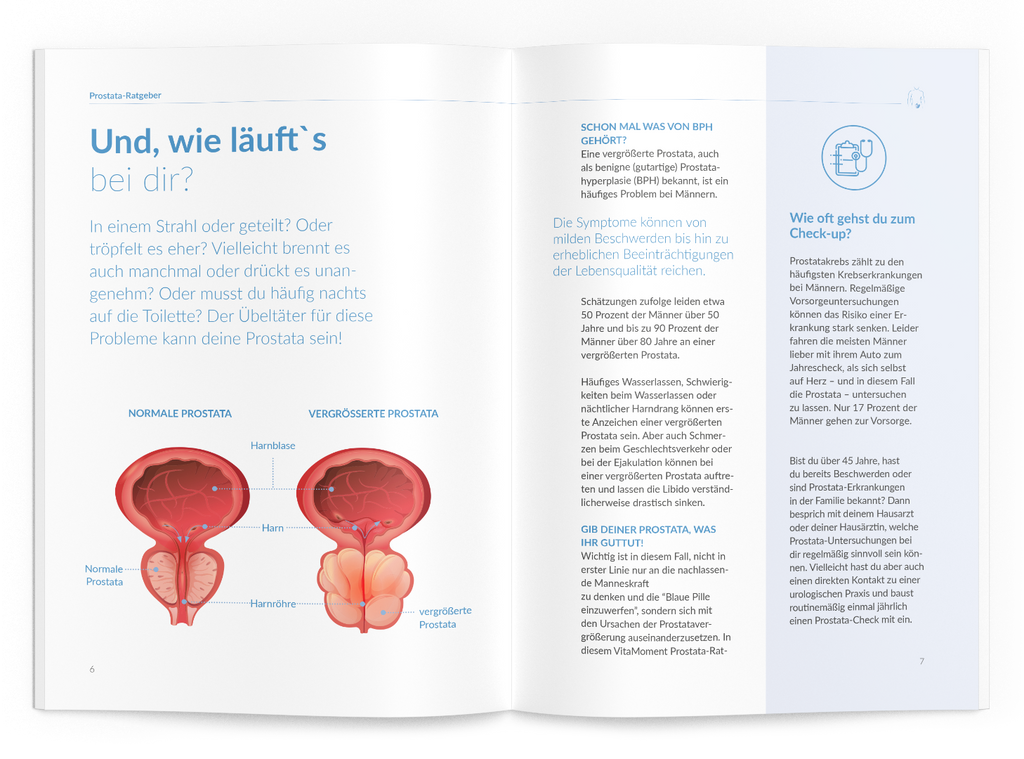 Prostata-Ratgeber - VitaMoment Produkt