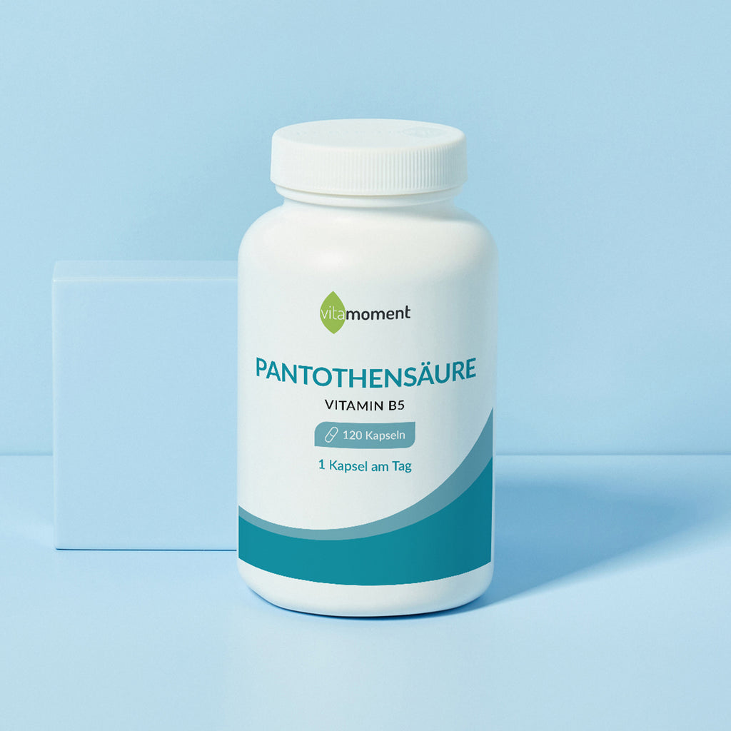 Pantothensäure (Vitamin B5) - VitaMoment Produkt