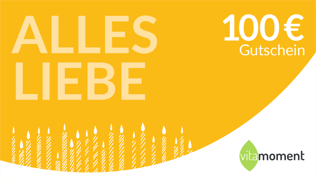 VitaMoment Gutschein "Alles Liebe" - VitaMoment Produkt