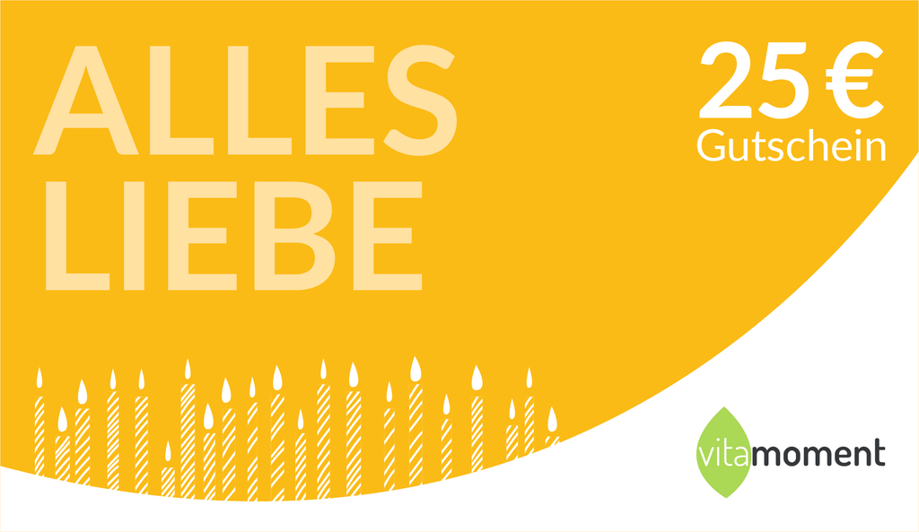 VitaMoment Gutschein "Alles Liebe" - VitaMoment Produkt