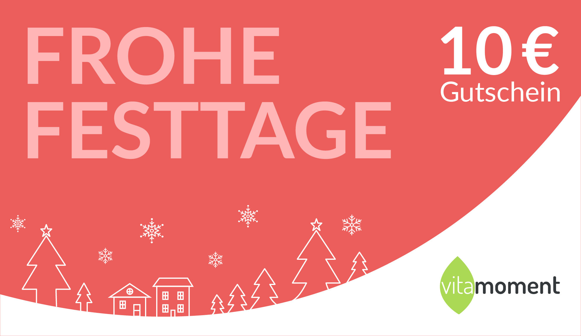 VitaMoment Gutschein "Frohe Festtage" - VitaMoment Produkt