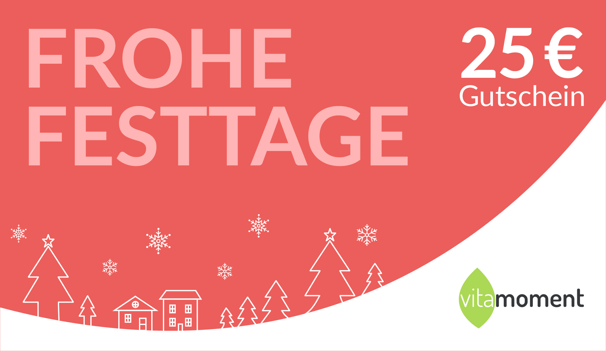VitaMoment Gutschein "Frohe Festtage" - VitaMoment Produkt