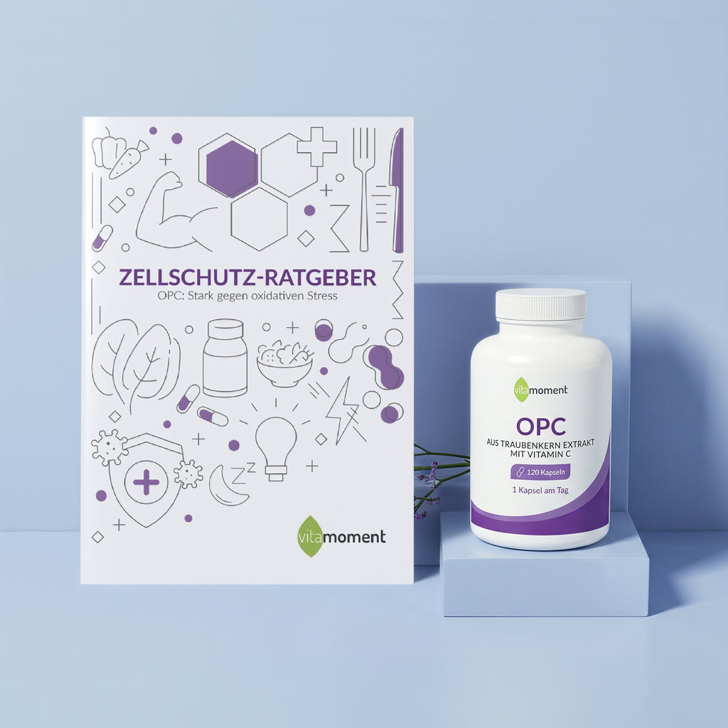 Zellschutz-Ratgeber - 1:OPC - VitaMoment Produkt